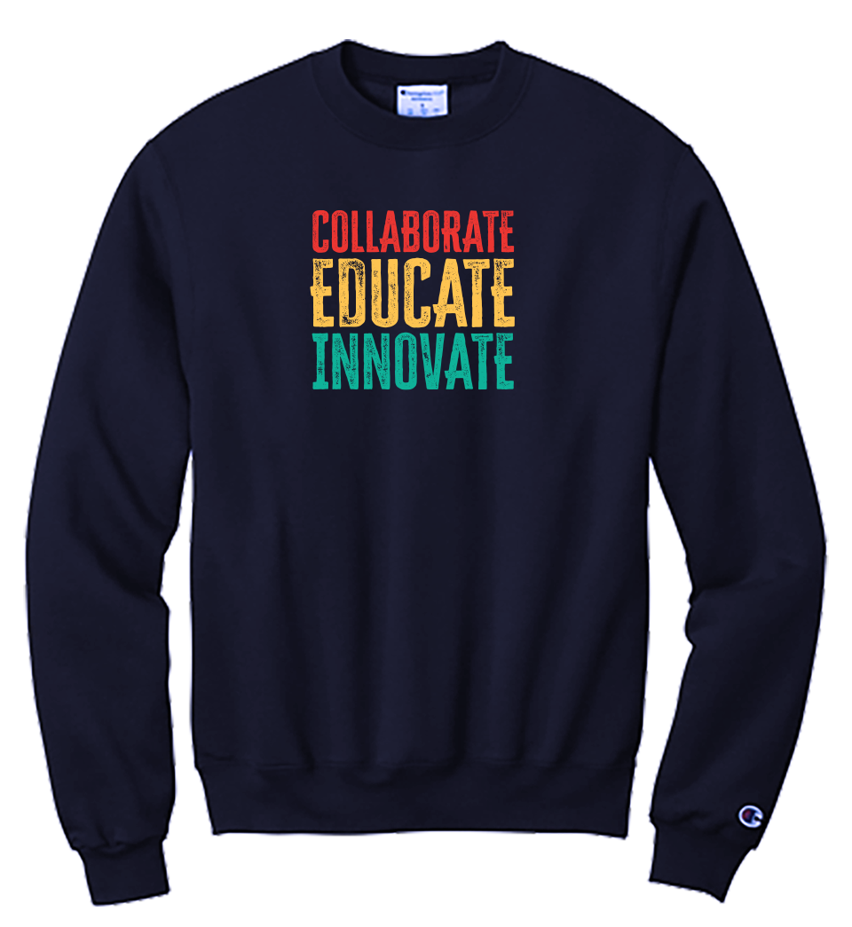 Navy Collaborate Crew Neck Sweatshirt