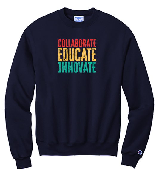 Navy Collaborate Crew Neck Sweatshirt